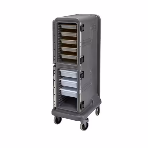 Conteneur isotherme à ouverture frontale - Cambro PCU1000HC - 2 portes - 1 compartiment chaud et 1 froid