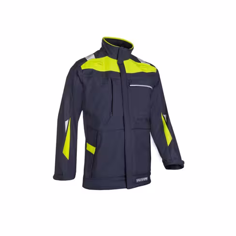 Veste softshell avec protection ARC - Umiat - Sioen - 350 g/m2 - marine jaune fluo