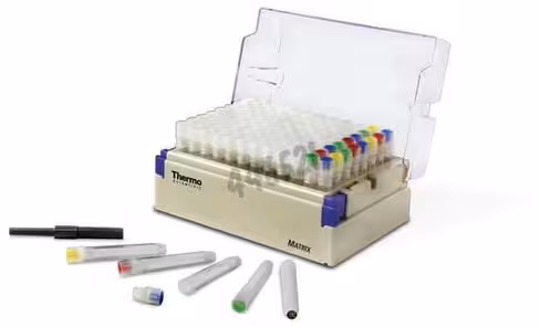 Bouchon à vis jaune s de type screwtop caps pour tubes à bouchon à vis MATRIX x 500