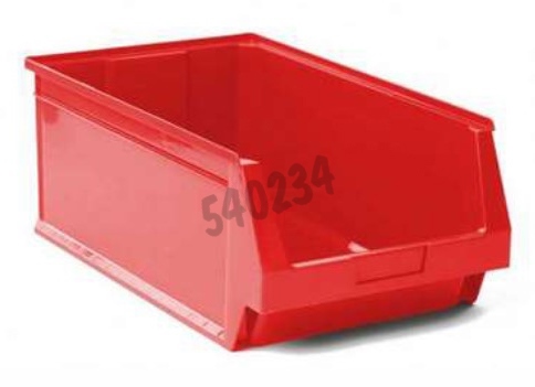 Bac à bec rouge 500x303x200 mm