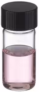 Shorty Vial® 4 mL, verre clair boro Lab File®, cap plein 15-425 phénolique noir joint caoutchouc 14B prémonté x 200