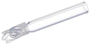 Fiole avec insert à volume limité en verre borosilicaté 0,1 mL, avec ressort inférieur x 100
