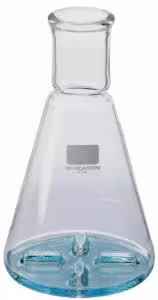 Fiole à agiter, 2000 mL, 3 baffles x 1