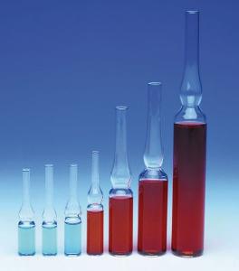 Ampoule Cryule® 2 mL en verre borosilicaté de Type I clair, prélimée, avec repère Gold Band® x 144