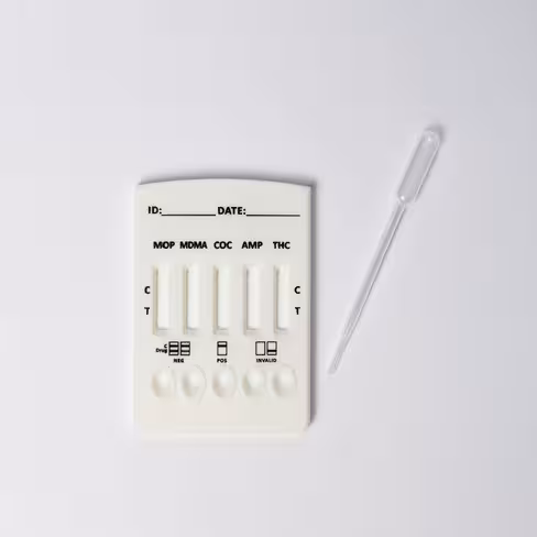 DRUGCHECK+ 5_Test rapide de détection des 5 toxiques dans les urines_10 tests par boite