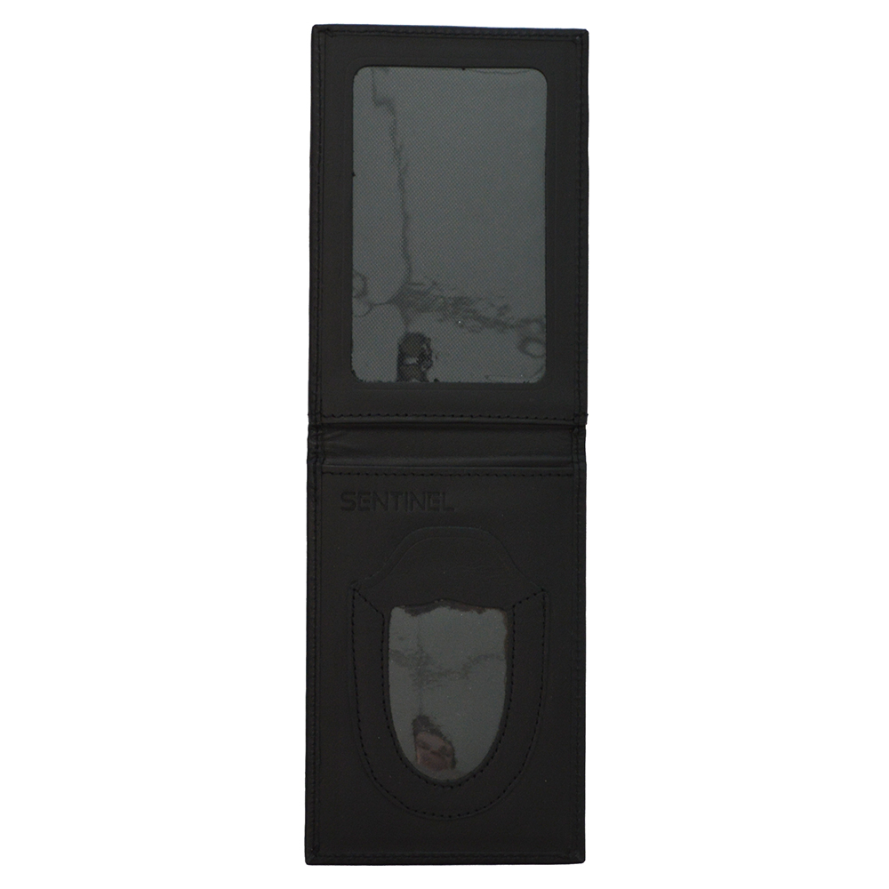 Etui porte carte professionnelle cuir et médaille