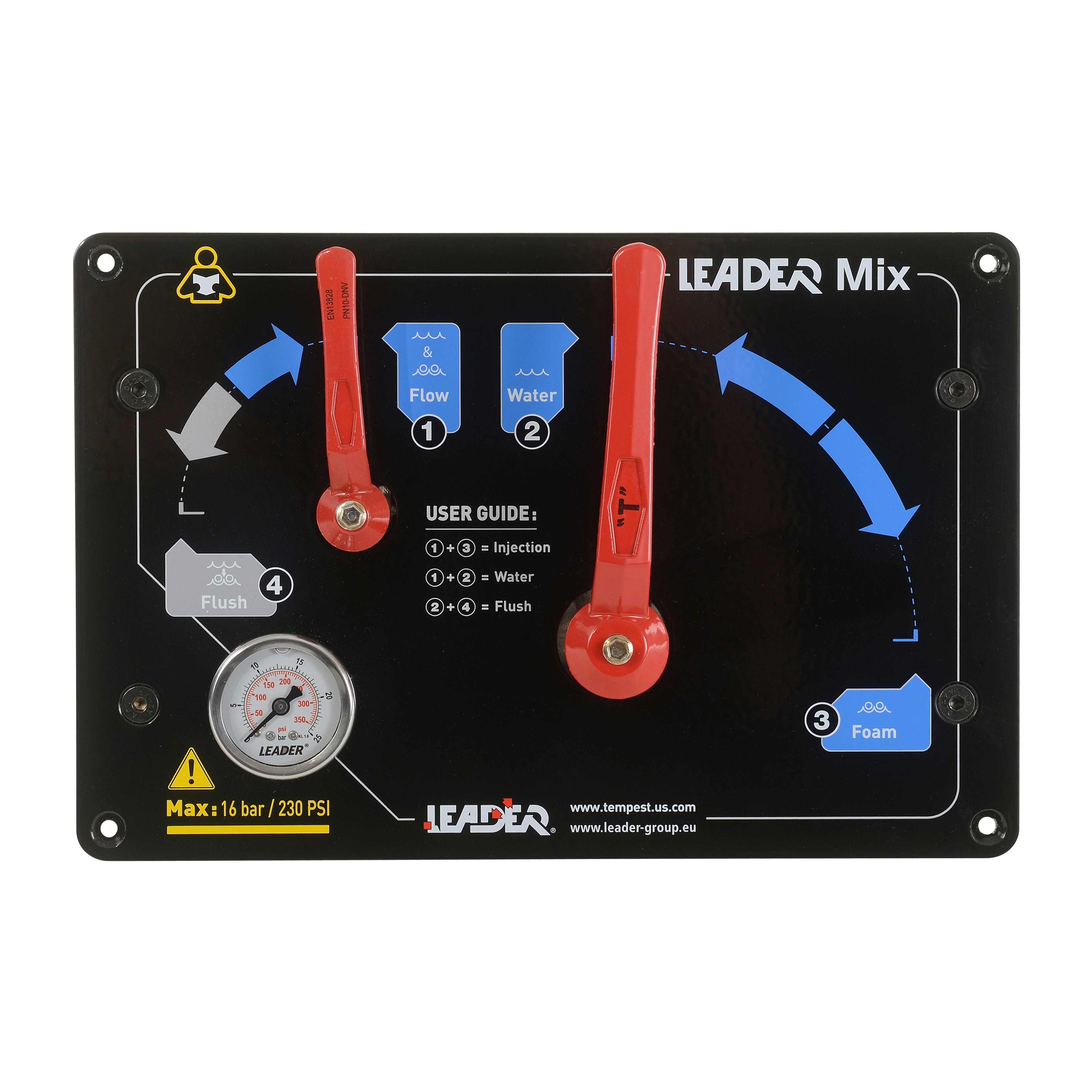 Proportionneur mousse LeaderMix AB 2000 - 300-2000 l/min - 4''BSP F - avec pupitre de commande