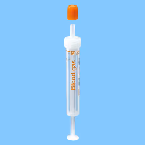 Monovette gaz du sang 1 ml héparine lithium saturé en calcium x 500