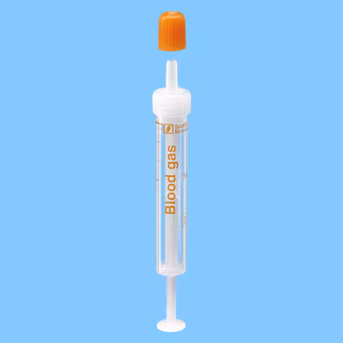 Monovette gaz du sang 2 ml héparine lithium saturée en calcium x 500