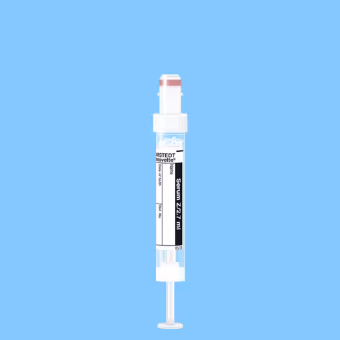 Tube S-MONOVETTE 2,7 ml sérum Ø 11 mm bouchon blanc étiquette x 500