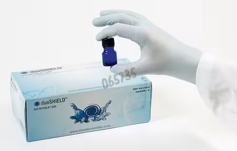 Gant duoshield ice nitrile 240 sans poudre taille 5-6 XS x 100