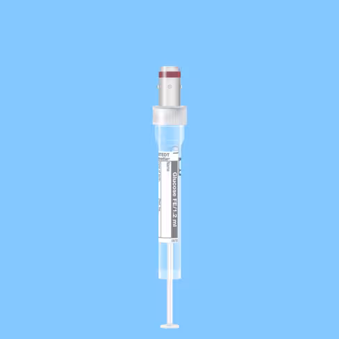 Tube S-MONOVETTE 1,2 ml Glycémie Ø 8 mm bouchon gris x 500