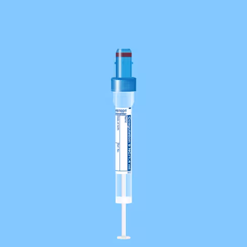 Tube S-MONOVETTE 1,4 ml Citrate Coag Ø 8 mm bouchon bleu x 500