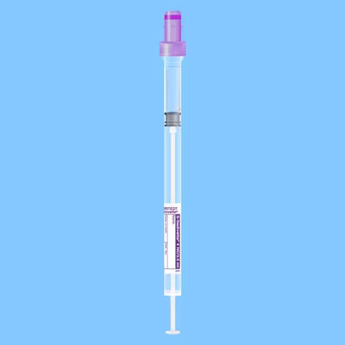 S-Sedivette 3,5 ml Citrate VS Ø 8 mm bouchon mauve étiquette x 500