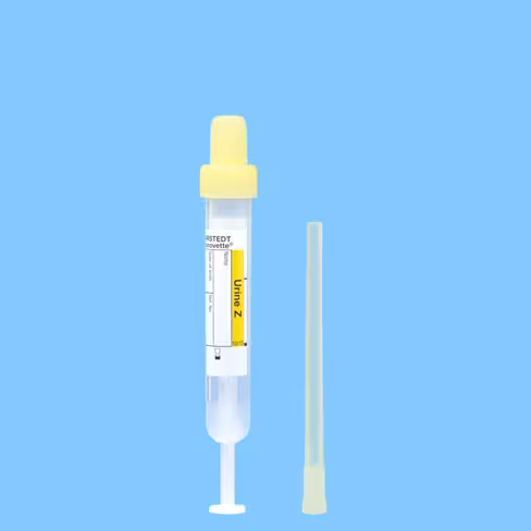 Tube Monovette Urine 3,2 ml Ø 13 mm pour chimie urinaire étiquette papier x 512