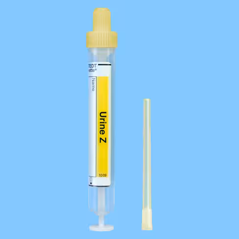 Tube Monovette Urine 10 ml pour chimie urinaire étiquette papier x 512