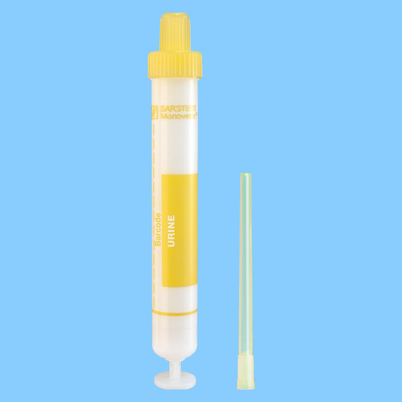 Tube Monovette Urine 10 ml Ø 15 mm pour chimie urinaire blanche opaque aux UV x 512