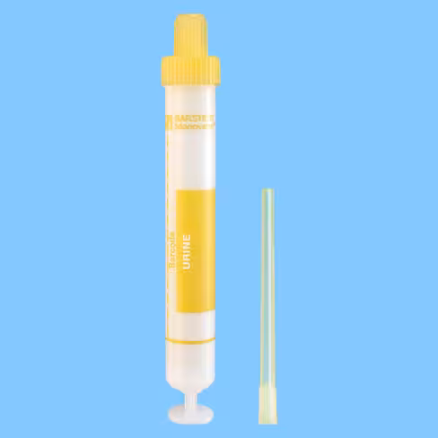 Tube Monovette Urine 10 ml Ø 15 mm pour chimie urinaire blanche opaque aux UV x 512