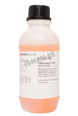 Solution tampon pH 10,00 avec code couleur (orange) (traçable au SRM du NIST) chemsolute 1L