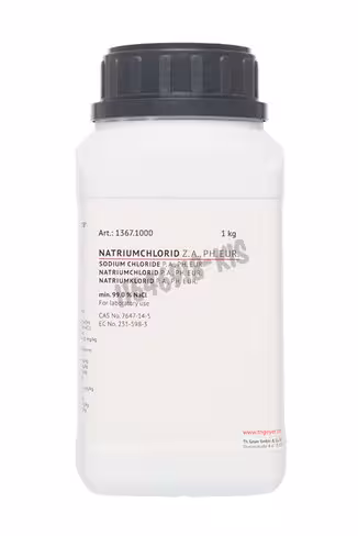 Chlorure de sodium p. a., Ph. Eur. (99,0-100,5 %) chemsolute 1kg