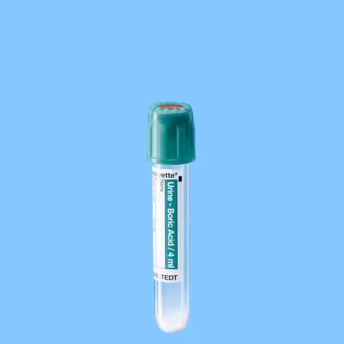V-Monovette Urine 4 ml fond rond Ø 13 mm avec stAbilisateur tube sous vide x 500