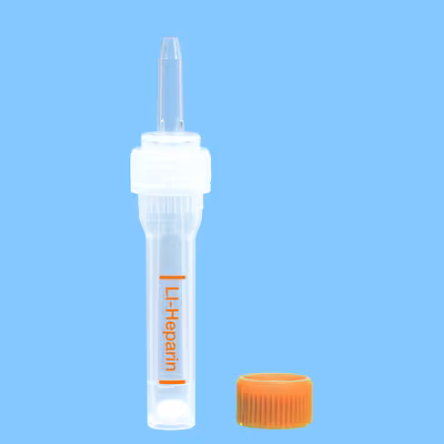 Multivette 600 Hép-Lithium gel à capillaire 600 µl bouchon orange x 1000
