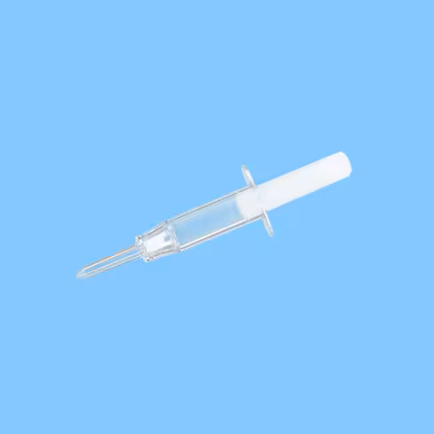 Minivette POCT 10 µl sans additif, bouton blanc x 2000