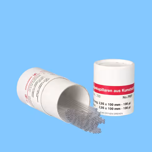 Capillaire PET 100 µl pour gaz du sang x 250