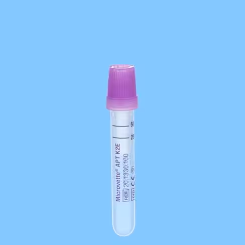 Microvette APT 500, EDTA K2, 500 µl, bouchon mauve, code ISO
