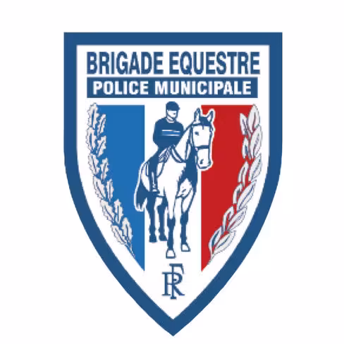 Ecusson plastifié - RF PM Brigade équestre