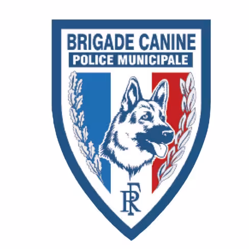 Ecusson plastifié - RF PM Brigade canine