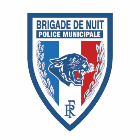 Ecusson plastifié - RF PM Brigade de nuit