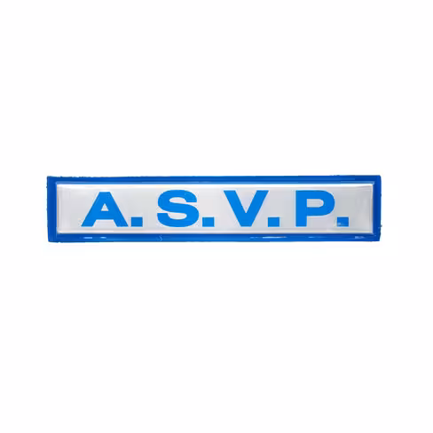 Barette patronymique de poitrine ASVP