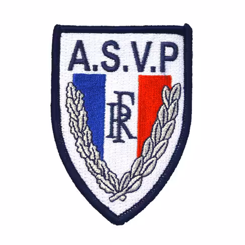 Ecusson brodé - RF ASVP - standard