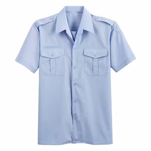 Chemisette bleu ciel service été - homme