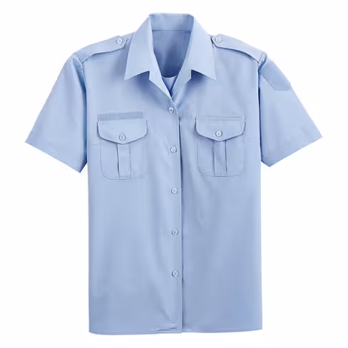Chemisette bleu ciel service été - femme