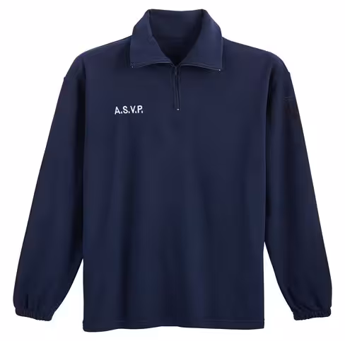 Chemise F1 polaire unie brodé ASVP