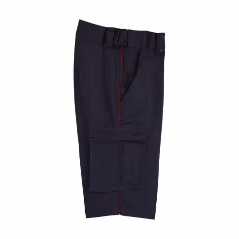 Bermuda - marine - liseré bordeaux - mixte confort plus