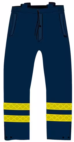 Pantalon de pluie haute visibilité