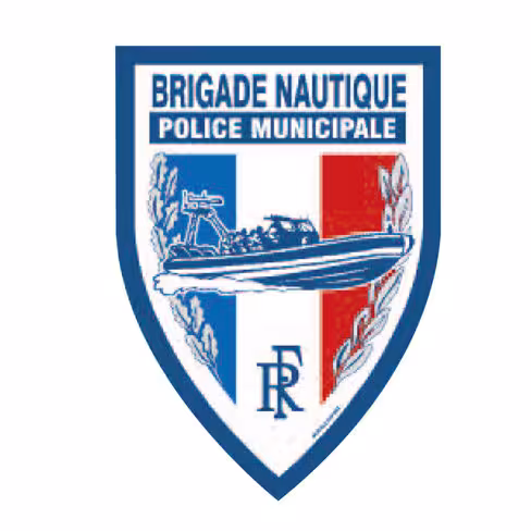 Ecusson plastifié - RF PM brigade nautique