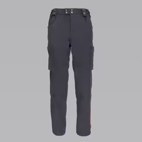 Pantalon d'intervention mixte - hiver - liseré bordeaux