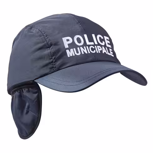 Casquette sans liseré doublée - hiver - broderie PM