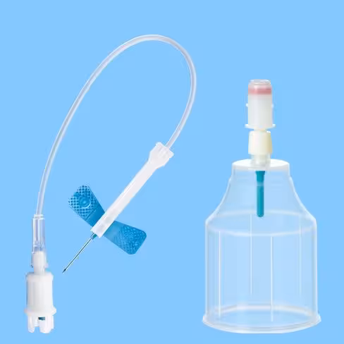 Kit adaptateur Hémoculture + safety Multifly 23G, bleue,longue 200 mm x 50