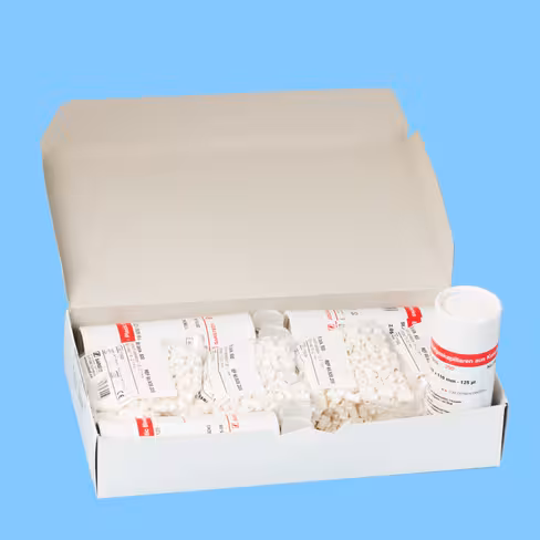 KIT 1000 Capillaire 125 µl + bouchons + index pour gaz du sang