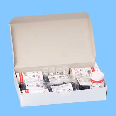 KIT 800 Capillaire 140 µl + bouchons + index pour gaz du sang