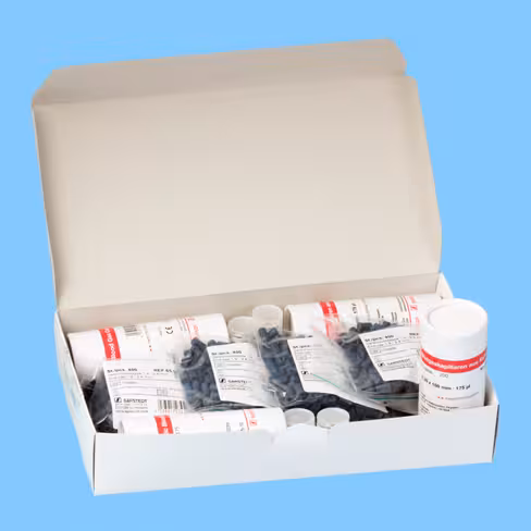 Kit 800 Capillaires 175 µl + bouchons + index pour Gaz du sang x 1
