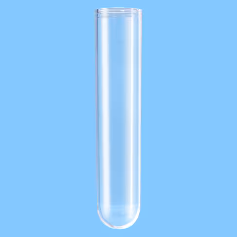 Tube 20 ml 100/21 PS épais fond rond x 500