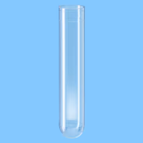 Tube 9 ml 82/16,8 PS fond rond x 1000