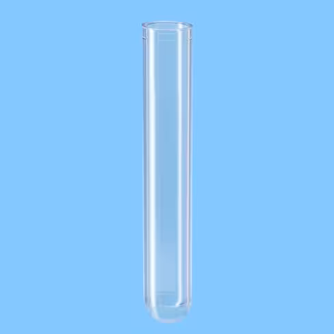 Tube 5 ml, 75/13, PS épais fond rond, prérangé avec marquage CE IVD x 2000