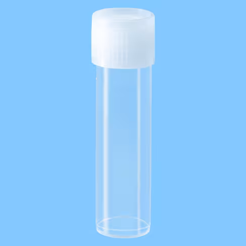 Tube 8 ml 57/16 PP fond plat bouchon vissé stérile x 1000